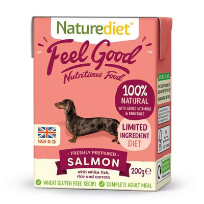 Naturediet [BUY 2 FREE 1!] Naturediet Feel Good Salmon Wet Dog Food 200g Dog Food & Treats