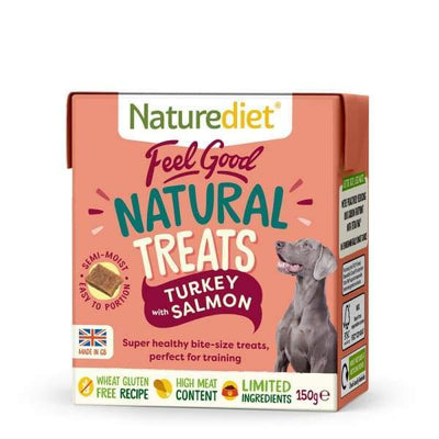 Naturediet [BUY 2 FREE 1!] Naturediet Natural Turkey & Salmon Dog Treats 150g Dog Food & Treats