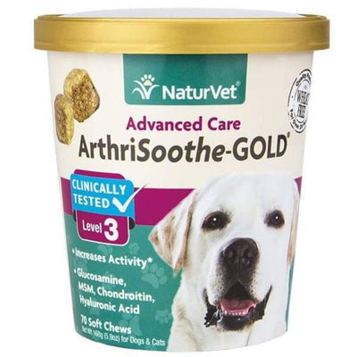 NaturVet NaturVet ArthriSoothe-GOLD Level 3 Soft Chew Cup 70 count Dog Healthcare