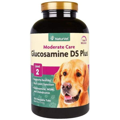 NaturVet NaturVet Glucosamine Double Strength With MSM & Chondroitin Joint Supplement For Dogs Dog Healthcare