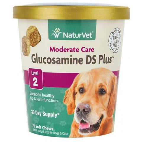 NaturVet NaturVet Glucosamine DS Plus Level 2 Soft Chew Cup 70 count Dog Healthcare