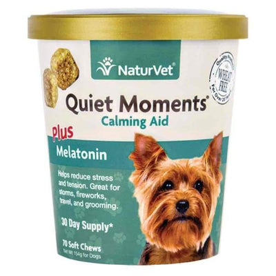 NaturVet NaturVet Quiet Moments Calming Aid Soft Chews Dog Supplement 70ct Dog Healthcare