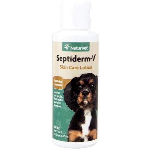 NaturVet NaturVet Septiderm-V Skin Care Lotion For Problem Skin 4oz Dog Healthcare