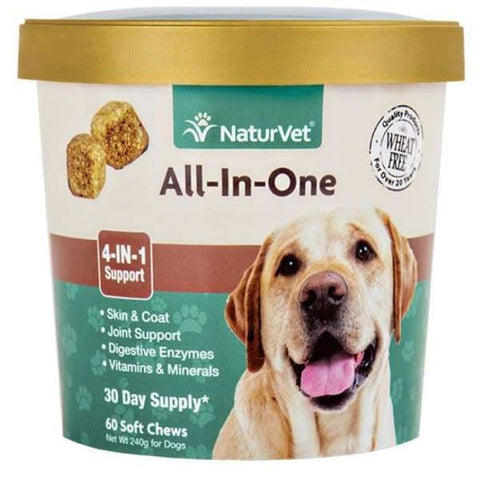 NaturVet NaturVet All-In-One Soft Chew Cup 60 count Dog Healthcare