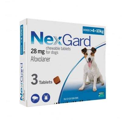 NexGard [20% OFF] NexGard Chews for Medium Dogs (4 to 10kg) Dog Healthcare