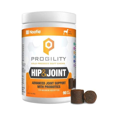 Nootie Nootie Progility Hip & Joint With Probiotics Soft Chew Dog Supplement 90ct Dog Healthcare