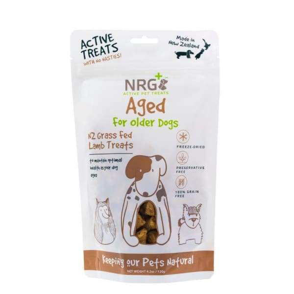 NRG+ NRG+ Active Ageing Care Freeze Dried Dog Treats 120g Dog Food & Treats