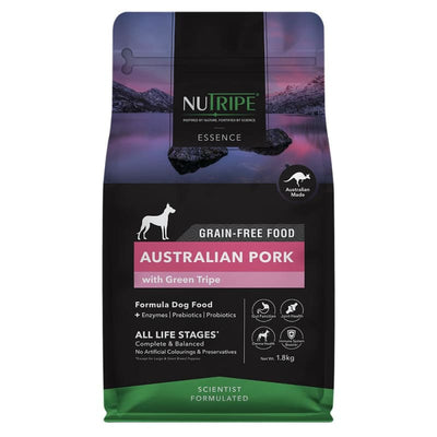 Nutripe [20% OFF] Nutripe Essence Australian Pork With Green Tripe Dry Dog Food (2 Sizes) Dog Food & Treats