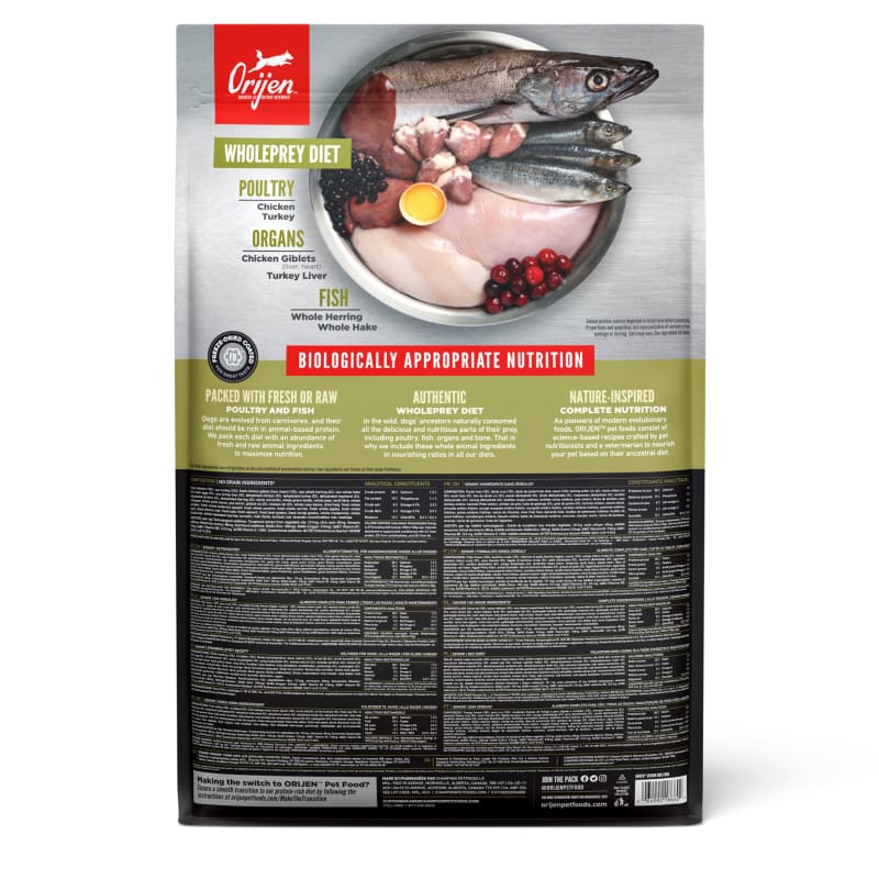ORIJEN [FREE 340G FOOD BAG | 11.4KG] ORIJEN Senior Dry Dog Food (3 Sizes) Dog Food & Treats