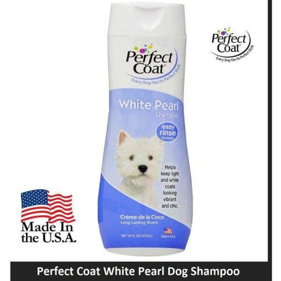 Perfect Coat Perfect Coat White Pearl Dog Shampoo 16oz bottle Necessities