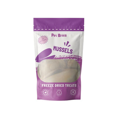 Pet Bites [3 FOR $30 | 37% OFF] Pet Bites Mussels Freeze Dried Cat & Dog Treats 56g Dog Food & Treats