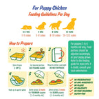 Pet Cubes [FREE BONE BROTH EVERY 4 CASES*] PetCubes Complete Gently Cooked Puppy Chicken Frozen Dog Food 2.25kg Dog Food & Treats