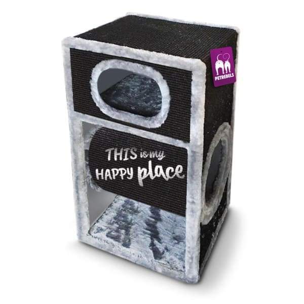 Pet Rebels [15% OFF] Pet Rebels Box 70 Grey Cat House Cat Accessories