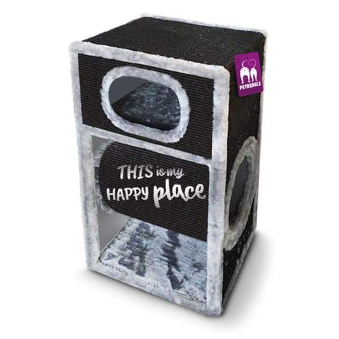 Pet Rebels [15% OFF] Pet Rebels Box 70 Grey Cat House Cat Accessories