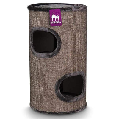 Pet Rebels [LIMITED-TIME 35% OFF] Pet Rebels Dome 80 Brown Cat House Cat Accessories