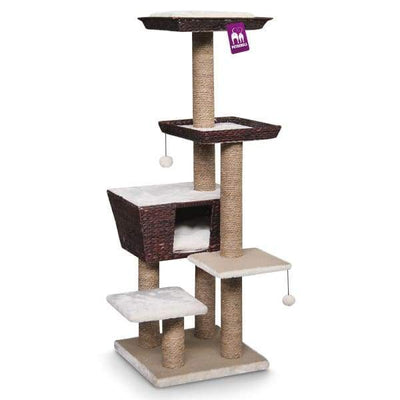 Pet Rebels [15% OFF] Pet Rebels Natural Eco Caribbean Love 141 Cat Tree House Cat Accessories