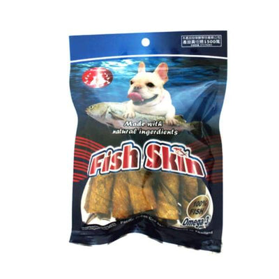 Pet Village Pet Village Cod Skin Thick Stick Smoked Dog Treats 100g Dog Food & Treats