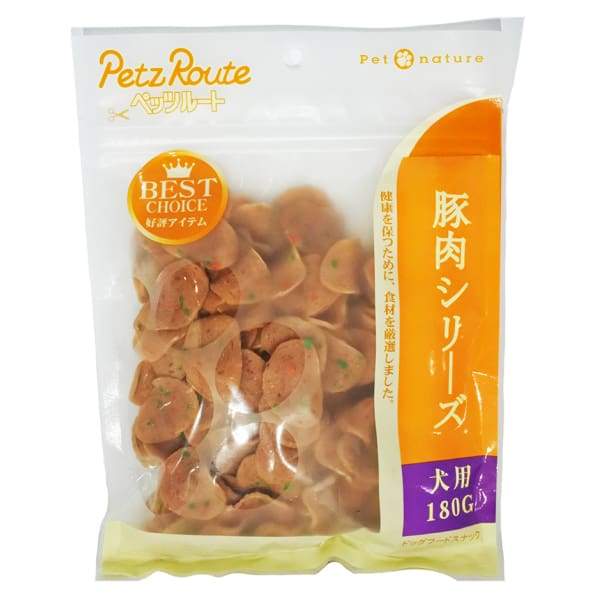 Petz Route Petz Route Pork Chips with Vegetable Dog Treats 180g Dog Food & Treats