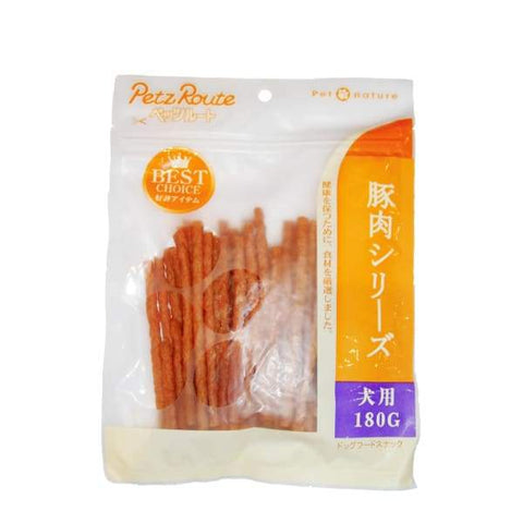 Petz Route Petz Route Pork Jerky Dog Treats 180g Dog Food & Treats