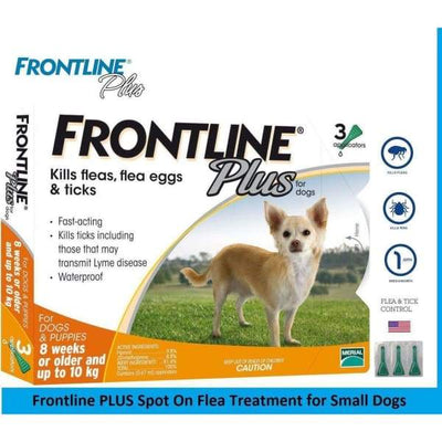 Frontline PLUS Spot On Flea Treatment for Small Dogs up to 10kg