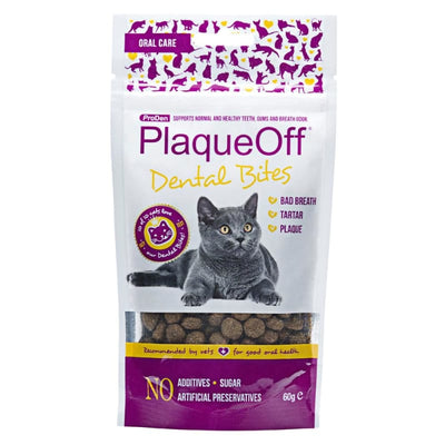 ProDen ProDen PlaqueOff Dental Bites for Cats 60g Cat Food & Treats