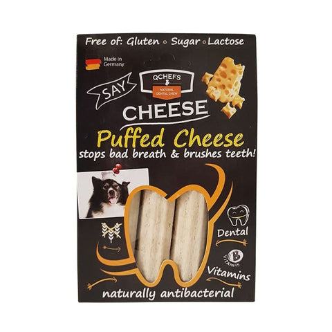 Qchefs Qchefs Natural Puffed Cheese Dental Dog Chew 72g Dog Food & Treats