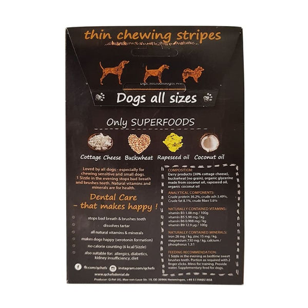 Qchefs Qchefs Natural Cheese Sizzles Dental Dog Chew 65g Dog Food & Treats