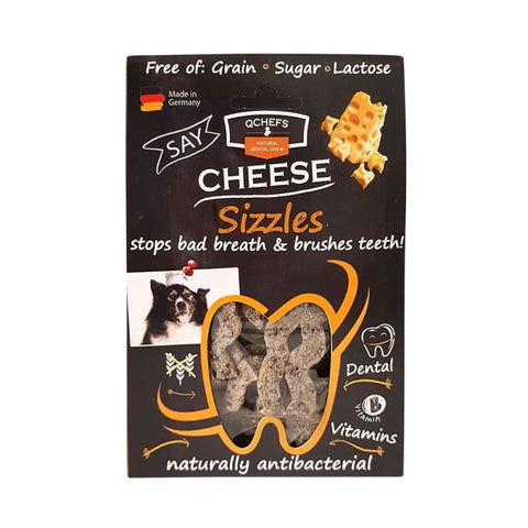 Qchefs Qchefs Natural Cheese Sizzles Dental Dog Chew 65g Dog Food & Treats