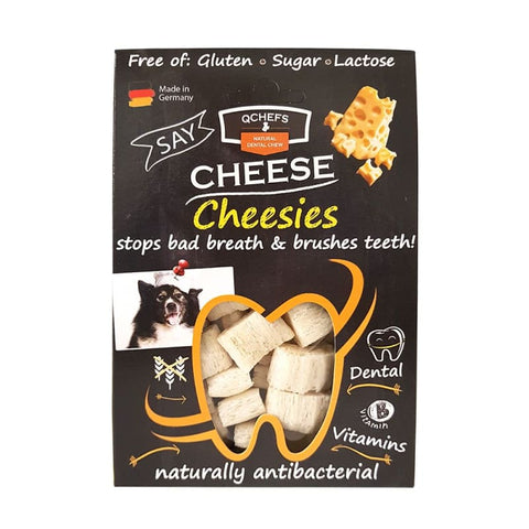 Qchefs Qchefs Natural Cheesies Dental Dog Chew 65g Dog Food & Treats