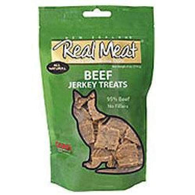 Real Meat Real Meat All Natural Beef Jerky Treats For Cats & Kittens 3oz Cat Food & Treats