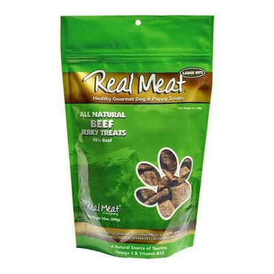 Real Meat Real Meat All Natural Beef Jerky Dog Treats 12oz Dog Food & Treats
