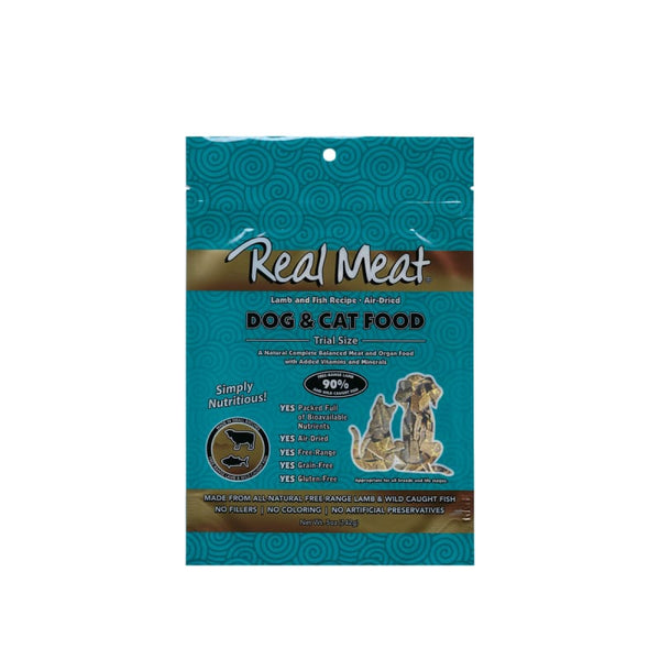 Real Meat [28% OFF 5OZ BAG] REAL MEAT Lamb & Fish Air-dried Cat & Dog Food (2 Sizes) Dog Food & Treats