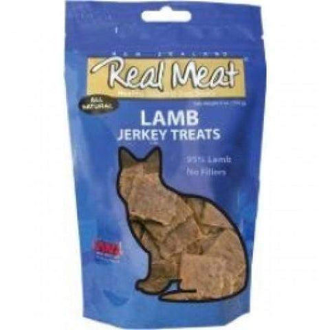 Real Meat Real Meat All Natural Lamb Jerky Treats For Cats & Kittens 3oz Cat Food & Treats