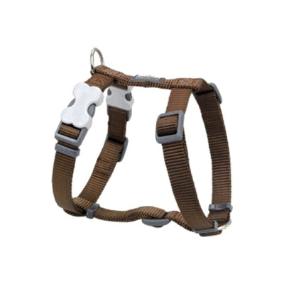 Red Dingo Red Dingo Classic Brown Dog Harness (4 Sizes) Dog Accessories