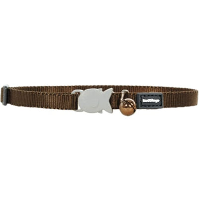 Red Dingo Red Dingo Classic Brown Cat Collar Cat Accessories