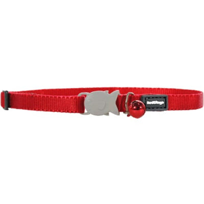 Red Dingo Red Dingo Classic Safety Red Collar for Kitten Cat Accessories