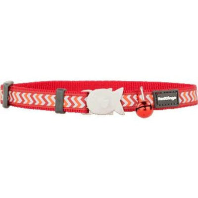 Red Dingo Red Dingo Reflective Ziggy Safety Red Cat Collar Cat Accessories