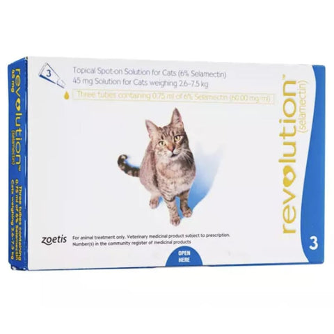 Revolution [25% OFF] Revolution For Cats 3ct (2.6kg - 7.5kg) Cat Healthcare