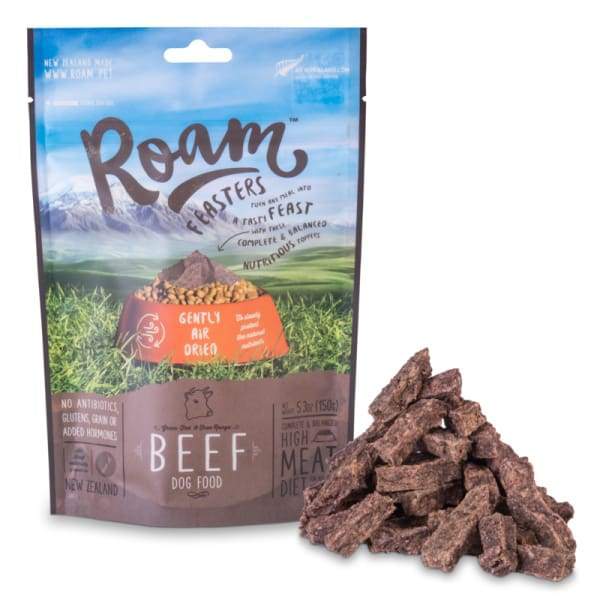 Roam [BUY 1 GET 1 FREE!] Roam Beef Air Dried Dog Food Dog Food & Treats