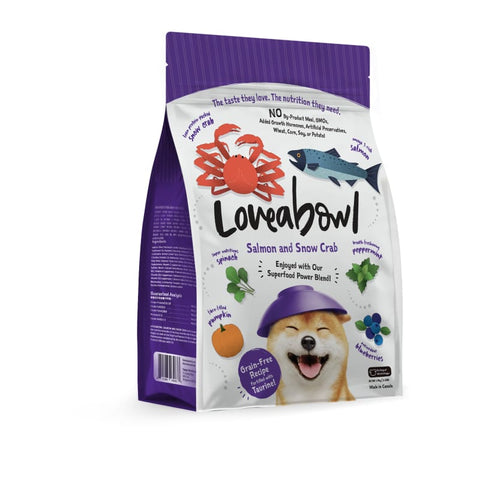 Loveabowl [20% OFF] Loveabowl Salmon and Snow Crab Dry Dog Food (3 Sizes) Dog Food & Treats