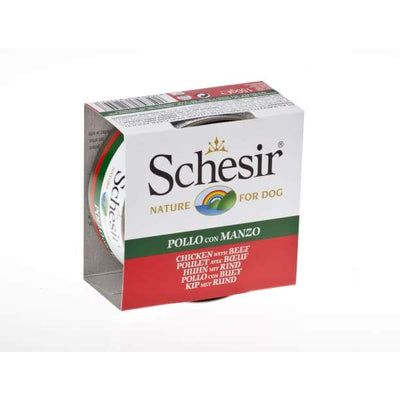 Schesir Schesir Chicken Fillet With Beef Jelly Canned Dog Food 150g Dog Food & Treats