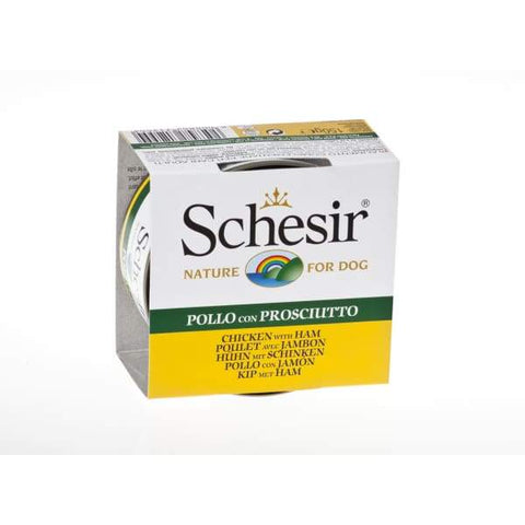 Schesir Schesir Chicken Fillet With Ham Jelly Canned Dog Food 150g Dog Food & Treats