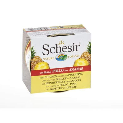 Schesir Schesir Chicken Fillet and Pineapple Canned Cat Food 75g Cat Food & Treats