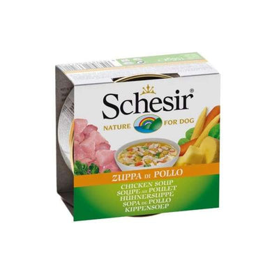 Schesir Schesir Chicken Soup Canned Dog Food 156g Dog Food & Treats