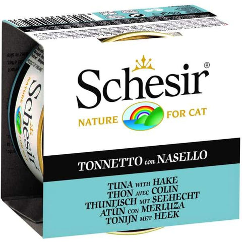 Schesir Schesir Tuna with Hake in Jelly Canned Cat Food 85g Cat Food & Treats