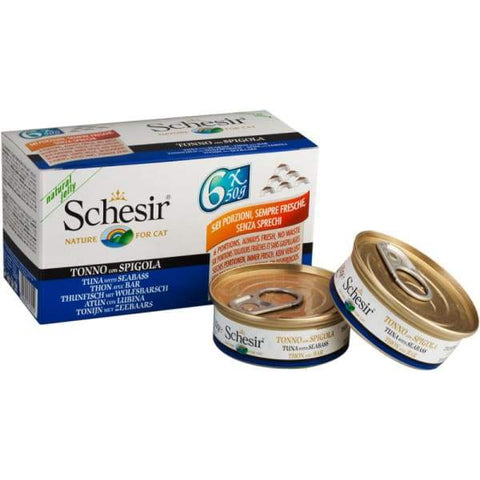 Schesir Schesir Tuna with Sea Bass in Jelly Canned Cat Food 50g Cat Food & Treats
