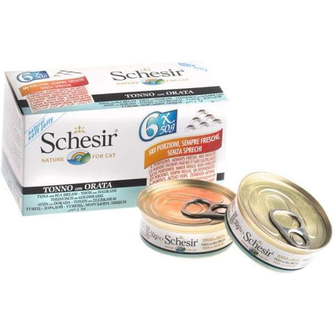 Schesir Schesir Tuna with Sea Bream in Jelly Canned Cat Food 50g Cat Food & Treats