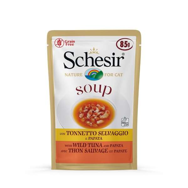 Schesir Schesir Wild Tuna and Papaya in Pouch Cat Food 85g Cat Food & Treats