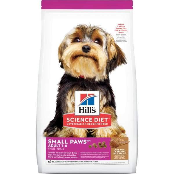 Science Diet [20% OFF] Science Diet Adult Small Paws Lamb Meal & Brown Rice Recipe Dry Dog Food Dog Food & Treats