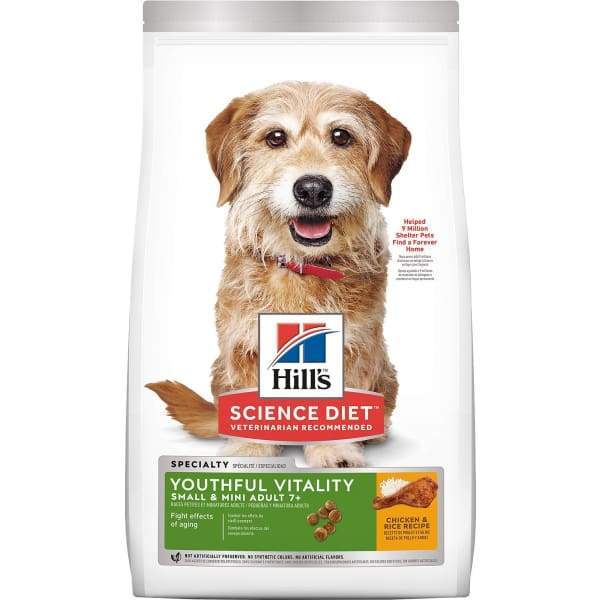 Science Diet [20% OFF] Science Diet Adult Youthful Vitality Small & Mini Dry Dog Food Dog Food & Treats